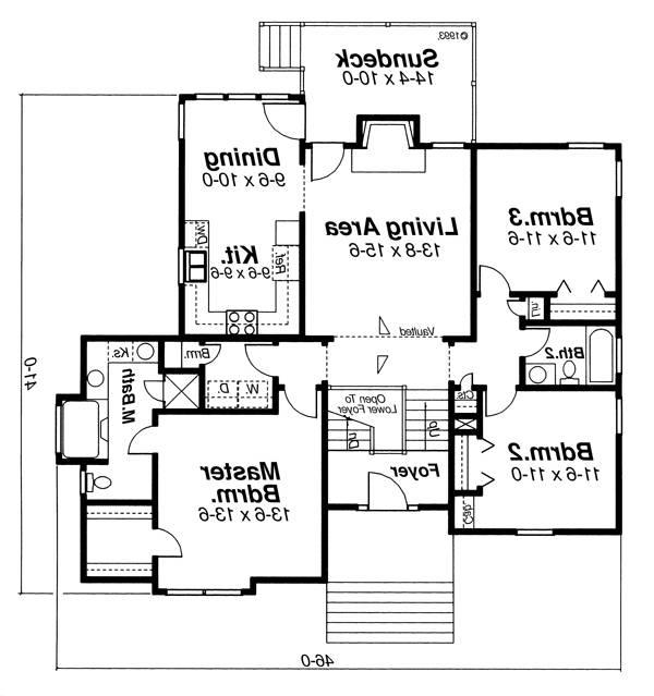 Floor Plan image of INGRAM House Plan